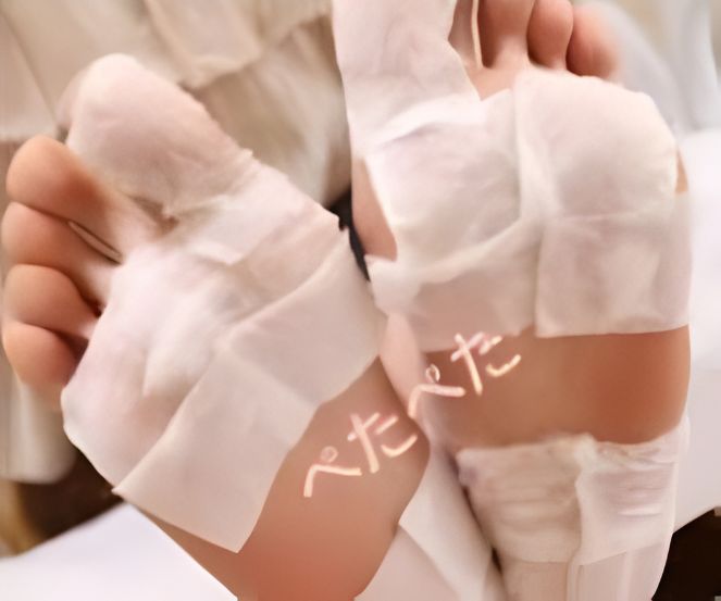 フットケア施術の様子